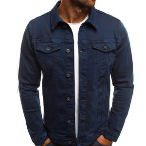 <b>Men's</b> High Quality Custom Winter Summer <b>Jeans</b> Jacket Sheep Knitted CE <b>Leather</b> Denim Breathable Plus Size Different Colors - Product Image 4