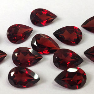 ลูกแพร์โกเมนธรรมชาติตัด3X5มม. ถึง7X10มม. ตัดลูกแพร์โกเมนหลวม - Product Image 1