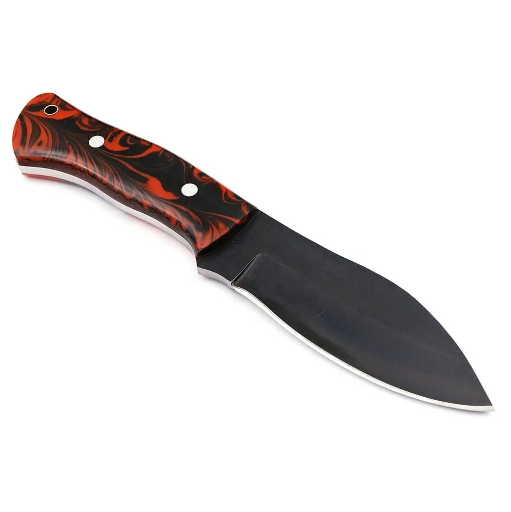 Tremendous Bowie Hunting Knife Skinner Knife D2 Black Coated Steel Blade Skinner knife