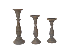 Premium Quality and Designer Handmade Wooden <b>Pillar</b> <b>Candle</b> Holder Ideal for Weddings or Parties As Well As Home - Product Image 6