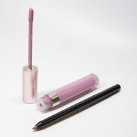 Aurora Private Label Kit Cadeau Rouge à Lèvres Liquide Étanche Mat Brillant à Lèvres Ombre Doré Ensemble de Maquillage Personnalisé