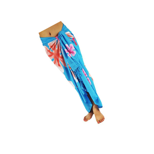 2020 Unisex personalizado 100% viscosa Pareo Brasil Color sólido impreso transpirable tendencia moda luz OEM servicio para adultos - Product Image 6