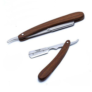 Cuchillas de afeitar de madera para Barbero, personalizadas, rectas, CER 1821 - Product Image 1