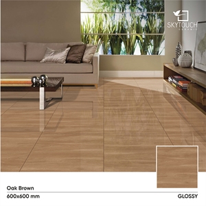 Carreau de porcelaine émaillée en céramique marbrée à effet moderne classique blanc et gris 600x600 d'Inde résistant à la chaleur antidérapant - Product Image 2