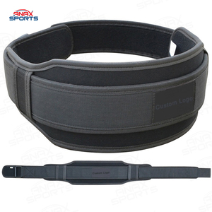 Cinturón de levantamiento de pesas para gimnasio unisex con logotipo personalizado, accesorio ajustable para entrenamiento físico con material de neopreno a la venta - Product Image 3
