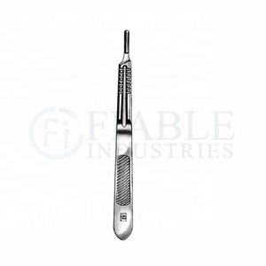 Manual Surgical <b>Scalpel</b> Handle #4L Stainless Steel BP <b>Knife</b> Handle Manual Power Source Essential for Surgical Instruments - Product Image 2