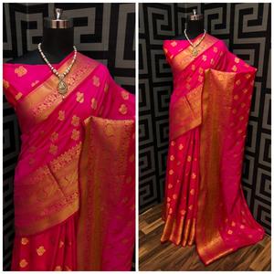 Vêtements ethniques Fabrication en gros Surat Sana Travail de broderie en soie Hot Fix Travail de diamant Saree avec chemisier Pièce Vêtements à bas prix - Product Image 6