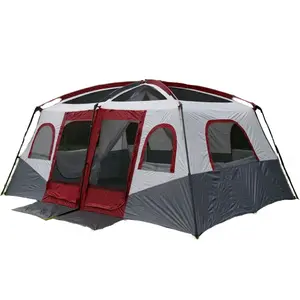 Семейная палатка для кемпинга на открытом воздухе, водонепроницаемая, большая, 8 человек