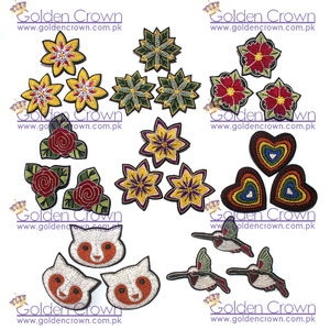 Broches de fil de lingot sur mesure brodées à la main | Broche brodée en gros - Product Image 3