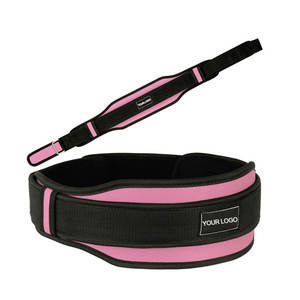 Cinturón de levantamiento de pesas de neopreno ajustable para gimnasio, Logo personalizado, Fitness - Product Image 5