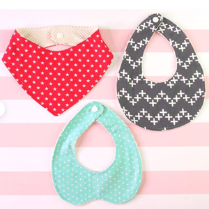 Baberos de algodón para bebé, nuevo diseño, venta al por mayor - Product Image 1