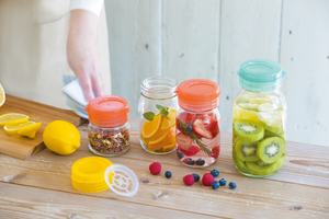 Botella de vidrio, productos coloridos, hecha en Japón, M-6442 CC Server 900 - Product Image 6