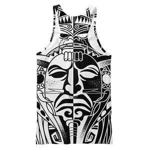 2023 Custom Floral Tropical Printed Gym Sports <b>Tank</b> <b>Top</b> Long Athletic Mesh Singlets Wholesale Sublimation Woven Fabric - Product Image 6