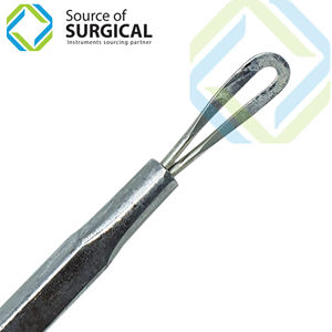 Empujador de uñas de doble punta de acero inoxidable Empujador de cutículas para el cuidado de las uñas - Product Image 3