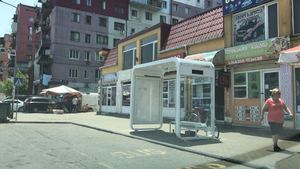 Custom Modern Outdoor Aluminio Bus Shelter MUPI LED Rectángulo Caja de luz Acero Vidrio Frontal Efectiva Publicidad al aire libre - Product Image 5