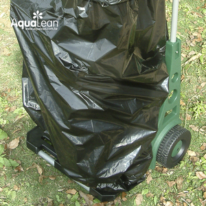 Aqualean-contenedor de basura para exteriores, cubo de basura, carrito de jardín móvil, de plástico, con rueda - Product Image 6