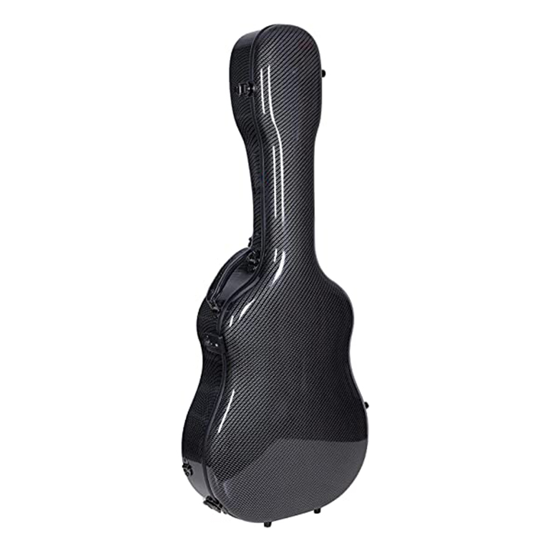 Fashion Guitar Case Ultra-Light Fiberglass Case for Dreadnought Acoustic Guitars-TSA Lock