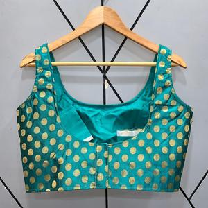 Chemisier sarouel en mousseline de soie, dernière collection de styliste à la mode exclusive pour femmes indiennes, couleur rouge, séquence de travail, bordure en dentelle - Product Image 5