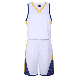 Uniformes de basketball unisexes personnalisés en gros, impression par sublimation, respirants, 100% polyester, séchage rapide, antibactériens - Product Image 2