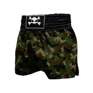 Sublimación personalizada Muay Thai MMA Compresión Fight Shorts para hombres Pakistán Hecho Poliéster/Algodón Deesha Marca Ropa deportiva para - Product Image 1