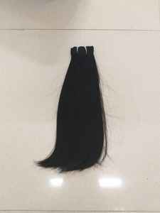 Calidad asegurada 100% Extensión de cabello Remy sin procesar Paquetes de cabello indio crudo virgen genuino Sensación de mano suave de la India - Product Image 4