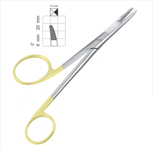 Pinzas hemostáticas Crile de acero inoxidable curvadas 6,25 "mango de bloqueo abrazaderas quirúrgicas instrumentos operativos médicos - Product Image 2