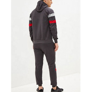 บล็อกสีระเหิดที่แตกต่างกันหลายชุดวอร์มซิปซิปซิปขึ้นชุดติดตามราคาขายส่งชุดติดตาม - Product Image 3