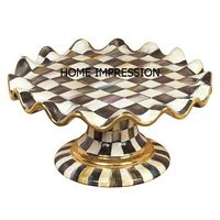 Bol de service jetable en aluminium poli, imprimé floral simple et élégant, minimaliste, écologique, pour salades et plats.