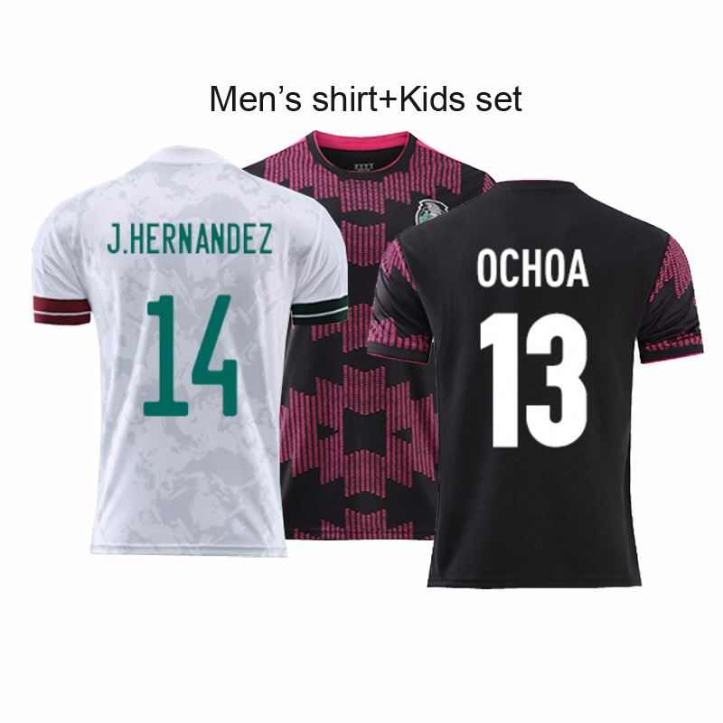 Uniforme de fútbol de Tailandia, camisetas de fútbol de México, conjunto de ropa barata, 2021