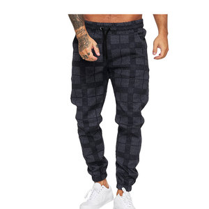 Pantalon décontracté OEM taille haute à nouer, avec logo imprimé en gel de silicone, pour homme, coupe ample, style corset, nouvelle collection - Product Image 2
