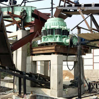 Bobine de cône à entraînement central, ZX1400, compacte, broyeur de béton, équipement de dépose de pierres solides, coupe-cône en acier