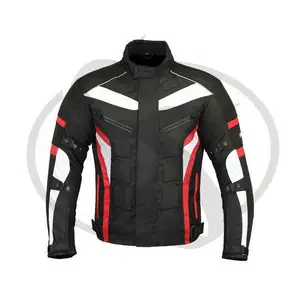 Motorbike Motorcycle Jackets Waterproof CE Removable Protection Codura Textile Hip Length Coat Jacket Polyester Racing Jacket