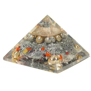 Mix Stone Healing Messing Orgonit EMK Schutz pyramide Lapislazulli Orgon pyramide zur Meditation