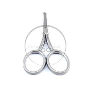 Ciseaux à nez de qualité professionnelle 8.5 CM, pointes de sonde émoussées, ciseaux de manucure en acier inoxydable, à lame droite, vente en gros, 1 pièce - Product Image 5