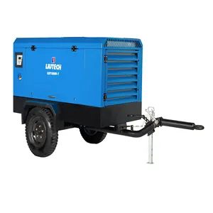 2019 New Development 7bar Electric Portable Screw Compressor