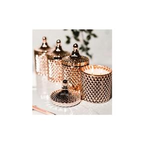 Vela de cobre hecha a mano Vintage, contenedor de oro de Estaño con logotipo personalizado, tarro de cera votivo de Metal elegante, diseño elegante, decoración del hogar - Product Image 2