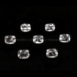Vente en gros de cristal de quartz clair naturel taillé dans un coussin de 5X7mm, pierres précieuses à facettes de haute qualité, usine de pièces fraîches certifiées IGI - Product Image 5
