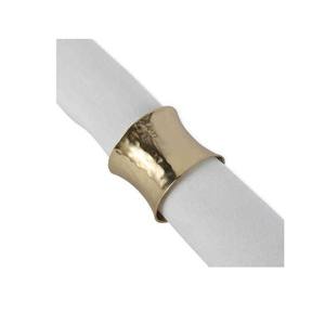 Anillo para Servilletas de la Mejor Calidad con Acabado Dorado y Forma Redonda, Ideal para Decoración del Hogar, Hoteles, Restaurantes y Fiestas - Product Image 1