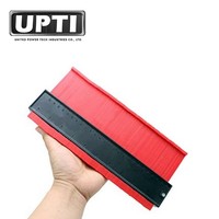 UPTI Outil de bricolage de haute qualité fabriqué à Taïwan, Ensemble de gabarits de contour extra profonds de 10 pouces, Duplicateur de profil circulaire en plastique pour menuiserie