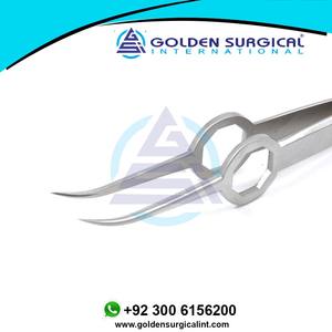 Pinzas para Cuerpos Extraños Schaaf de 95 mm, Pinzas para Astillas y Cilios, Instrumentos de Microcirugía Oftálmica - Product Image 3