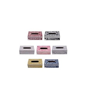 Porte-mouchoirs en incrustation osseuse de meilleure qualité pour une couleur et une taille personnalisées de forme carrée et un produit fait main à vendre - Product Image 3
