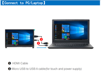 Écran tactile IPS 10,1 pouces 1024*600 IC GT9271 Interface avec haut-parleurs stéréo