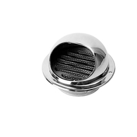 Conduit d'air rond, tuyau d'évacuation, grille d'aération, grille de ventilation murale, sortie de ventilation