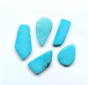 AAAAA พลอยสีเทอร์คอยซ์ธรรมชาติอาริโซน่าสีเทอร์ควอยซ์แบบเรียบ - Product Image 5