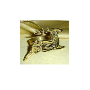 Wholesale Table Decorative <b>Napkin</b> Ring Decoration <b>Napkin</b> Buckle Metal <b>Silver</b> Reindeer <b>Napkin</b> Ring Accessories in Lowest Price - Product Image 3