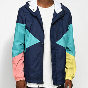 OEM แจ็คเก็ตกันลมสำหรับผู้ชายผ้า100% โพลีเอสเตอร์กันน้ำมีซิปเต็มรูปแบบขนแกะอบอุ่นแบบลำลองสไตล์ซาฟารี - Product Image 2