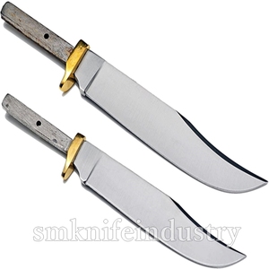 Conjunto de 2 cuchillas para la fabricación de cuchillos (7 1/2 "y" 9 ") Mini Hunter en blanco personalizado caza blanco cuchillo (smk1993) - Product Image 2