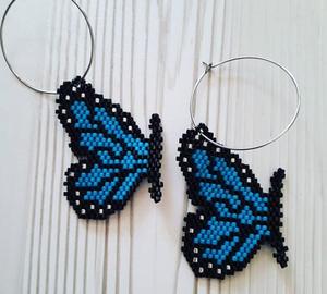 Pendientes de cuentas Miyuki hechos a mano, felicidad artesanal - Product Image 1