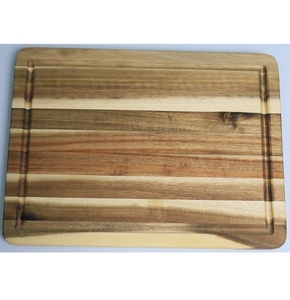 เขียงไม้อะคาเซียแข็งพร้อมด้ามจับเขียงไม้เสิร์ฟอาหาร - Product Image 1