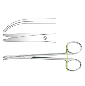 FOMON解剖/手术剪刀弯曲13.5厘米手术器械制造商和出口商